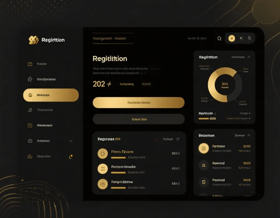 VIP開戶流程介面示意