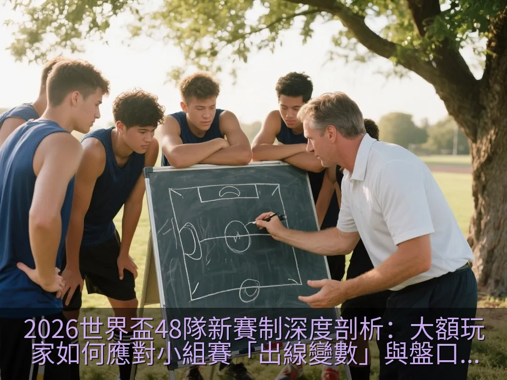 Tactical whiteboard in a football team meeting room displaying group stage advancement strategies